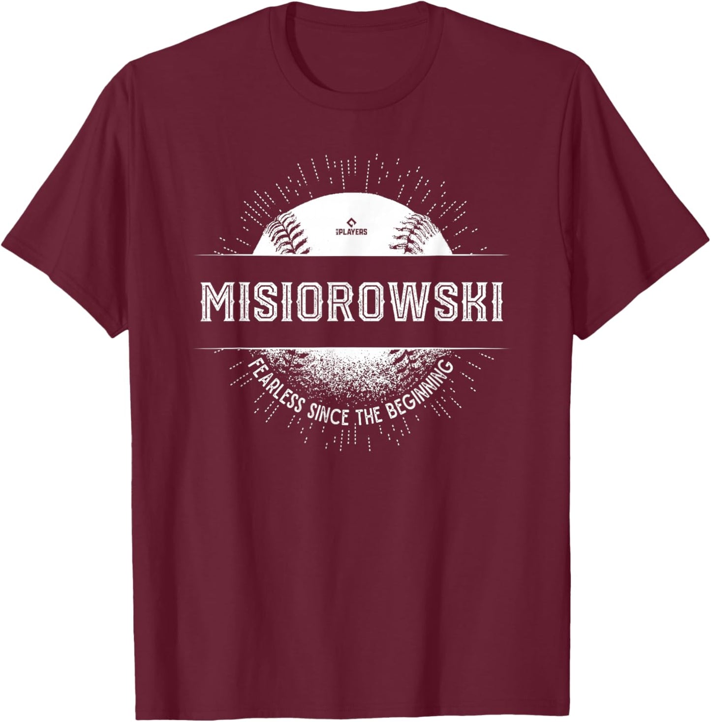 Fearless Jacob Misiorowski Prospect Baseball Fan Gear T-Shirt - T-Shirt | Maroon
