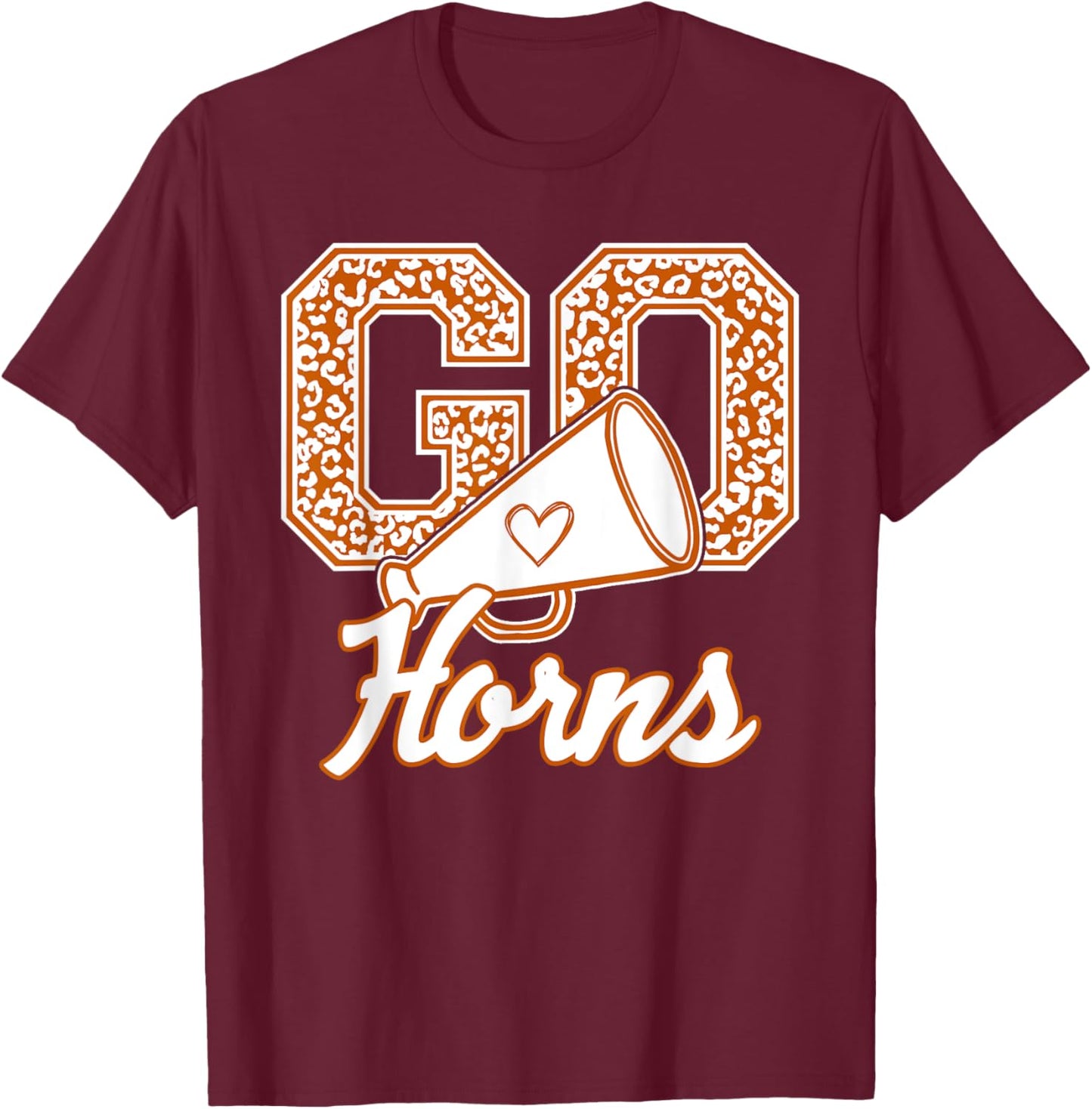 Go Cheer Texas Men Women Kids T-Shirt - T-Shirt | Maroon
