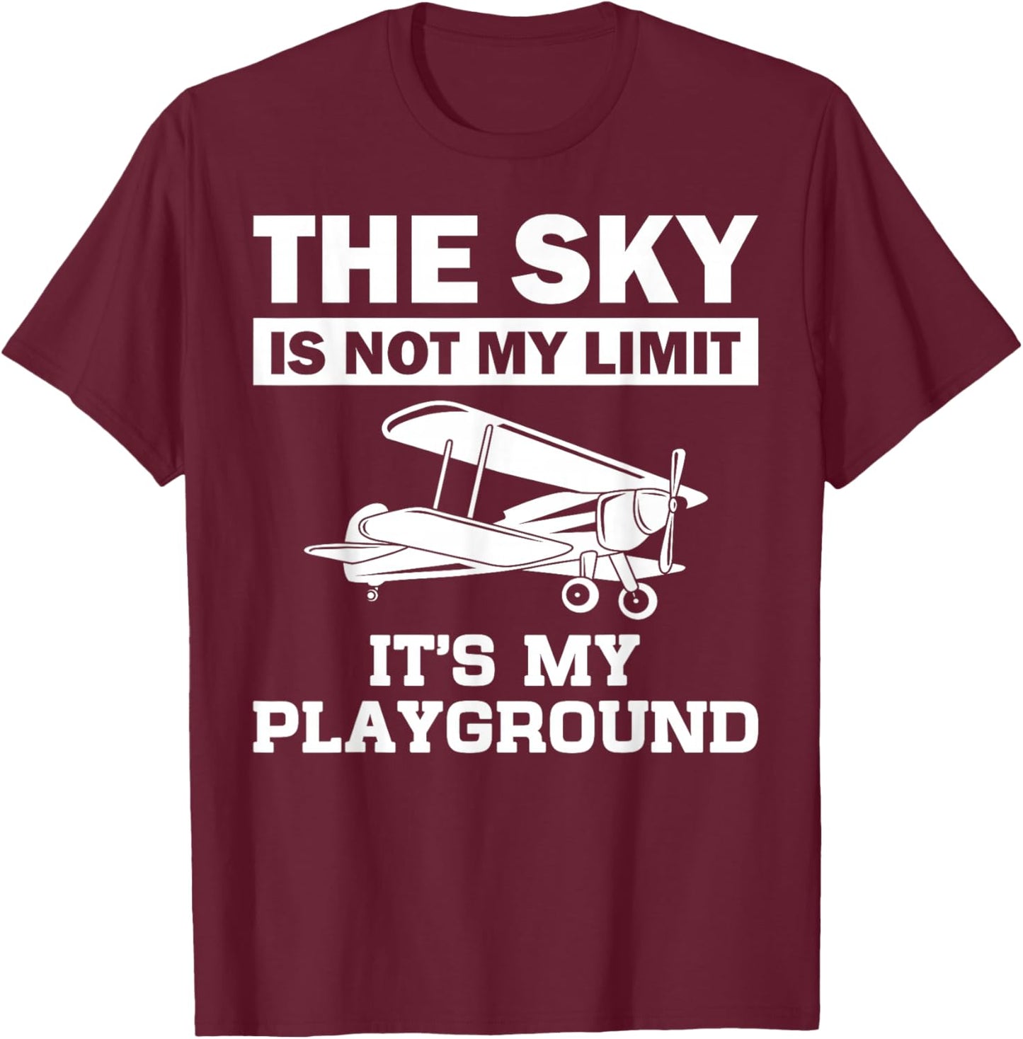 Funny Pilot Design Women Aviation Airplane Pilot T-Shirt - T-Shirt | Maroon
