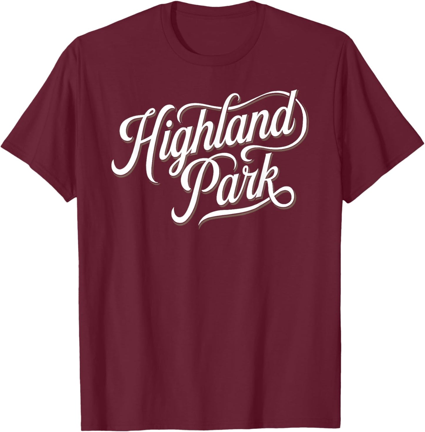 Highland Park NELA Northeast Los Angeles HLP York Figueroa T-Shirt - T-Shirt | Maroon