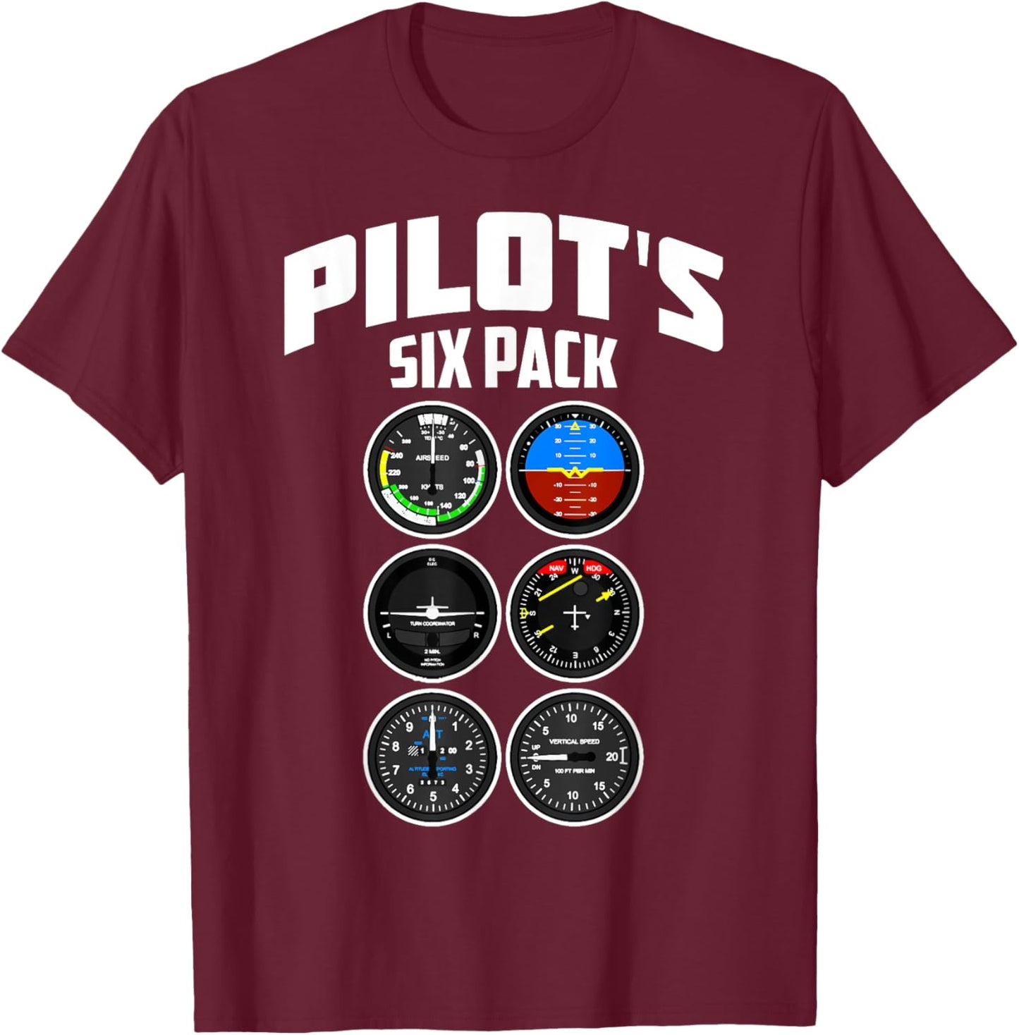 Funny Airplane Novelty Women Aviation Airplane Pilot T-Shirt - T-Shirt | Maroon