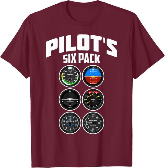 Funny Airplane Novelty Women Aviation Airplane Pilot T-Shirt - T-Shirt | Maroon