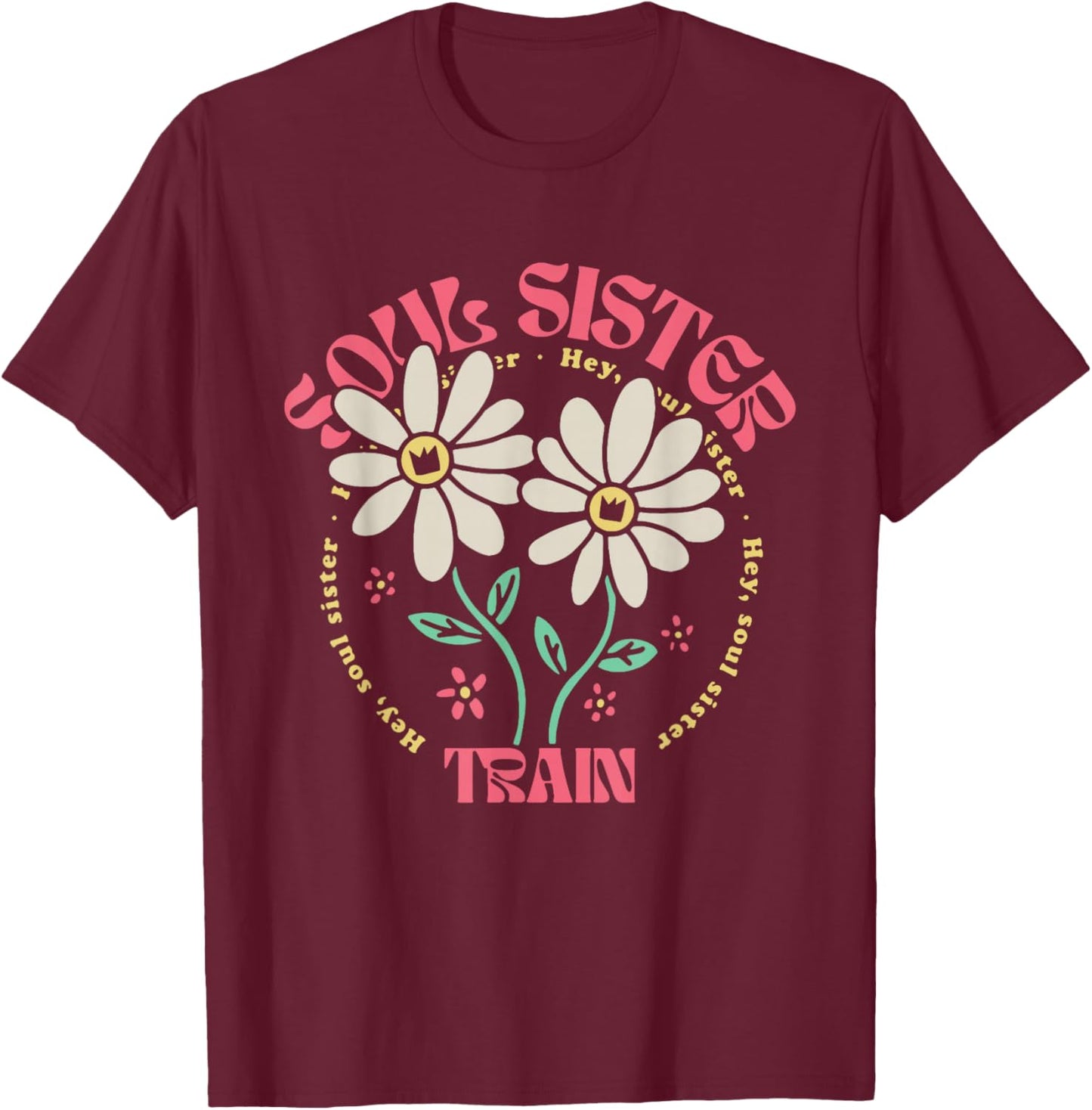 Train - Soul Sister T-Shirt - T-Shirt | Maroon