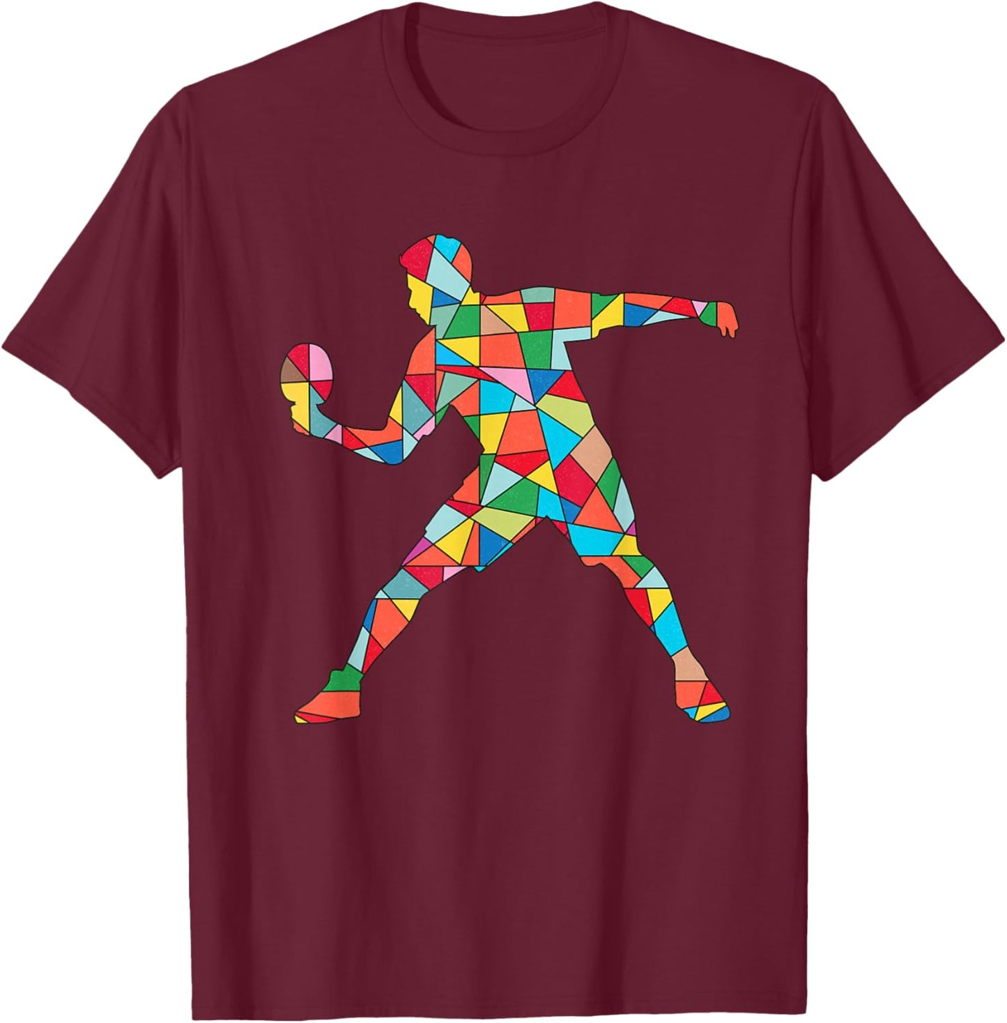 Table Tennis Players Kids Men Boys Ping-Pong T-Shirt - T-Shirt | Maroon
