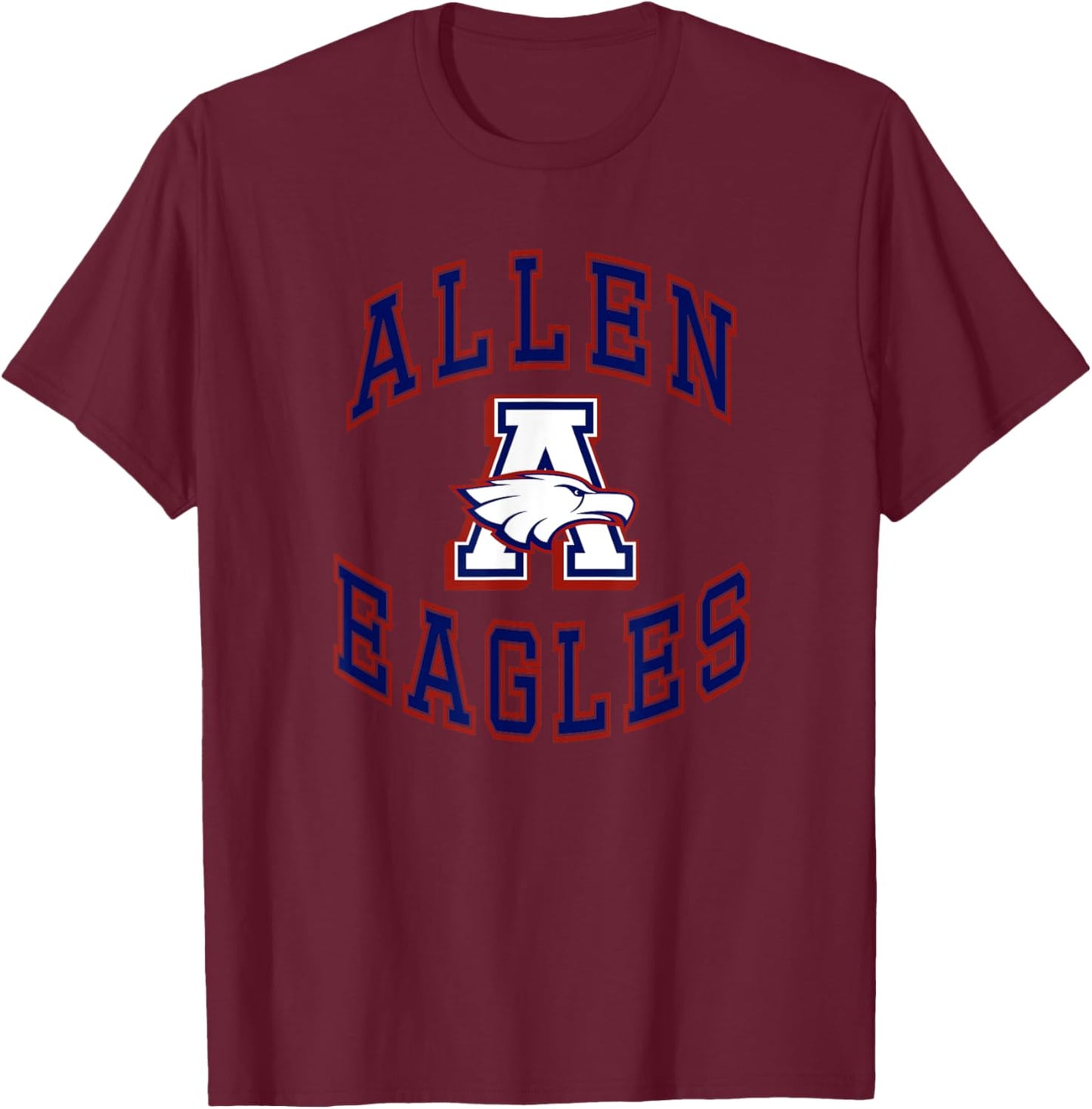 Allen High School Eagles T-Shirt - T-Shirt | Maroon