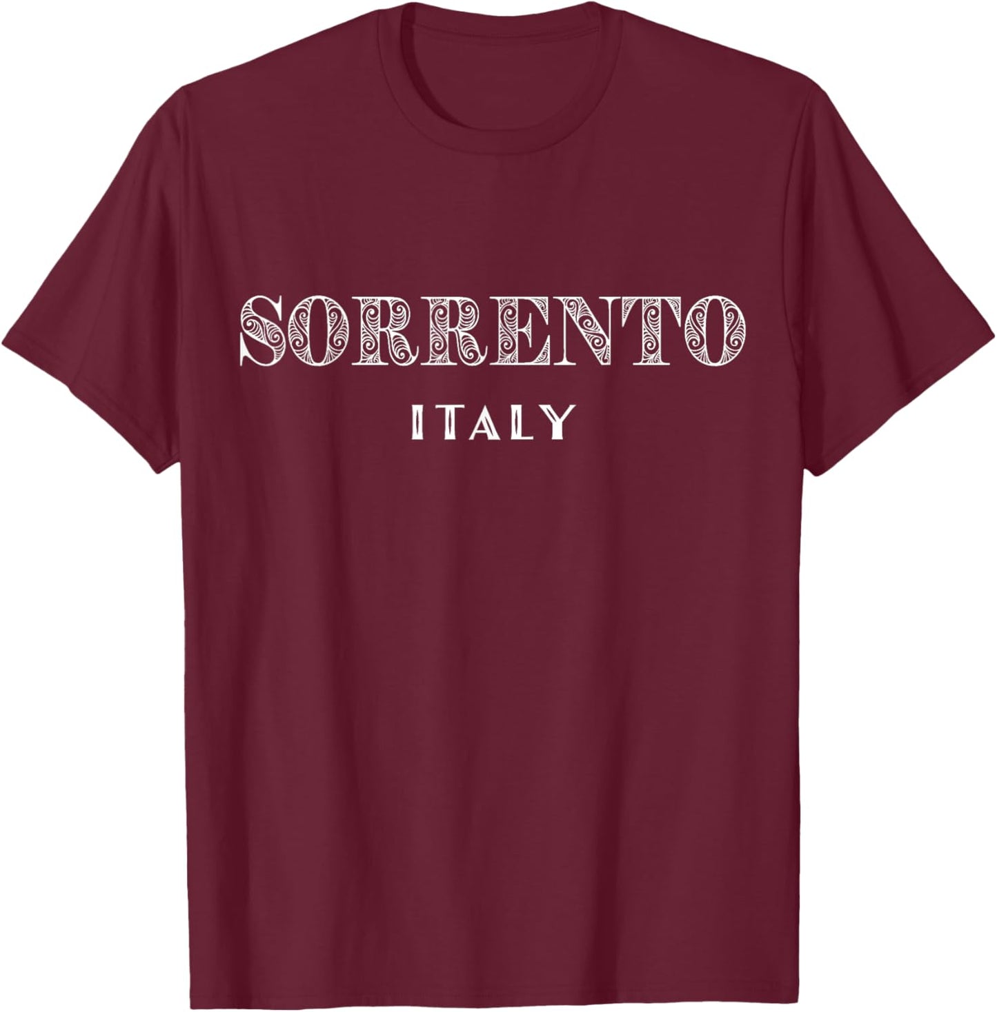 Sorrento Italy T-Shirt - T-Shirt | Maroon