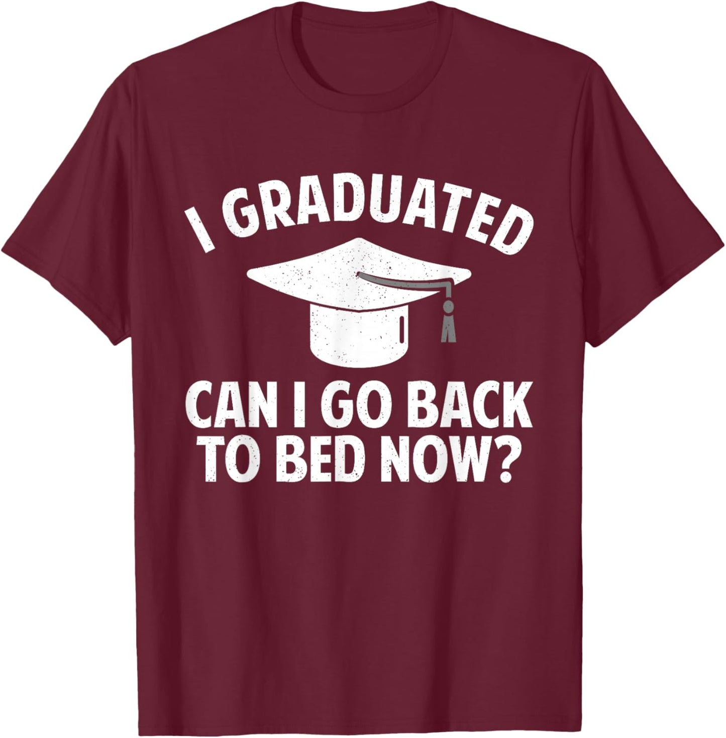 Funny Graduation Art Women Masters Degree Draduation T-Shirt - T-Shirt | Maroon