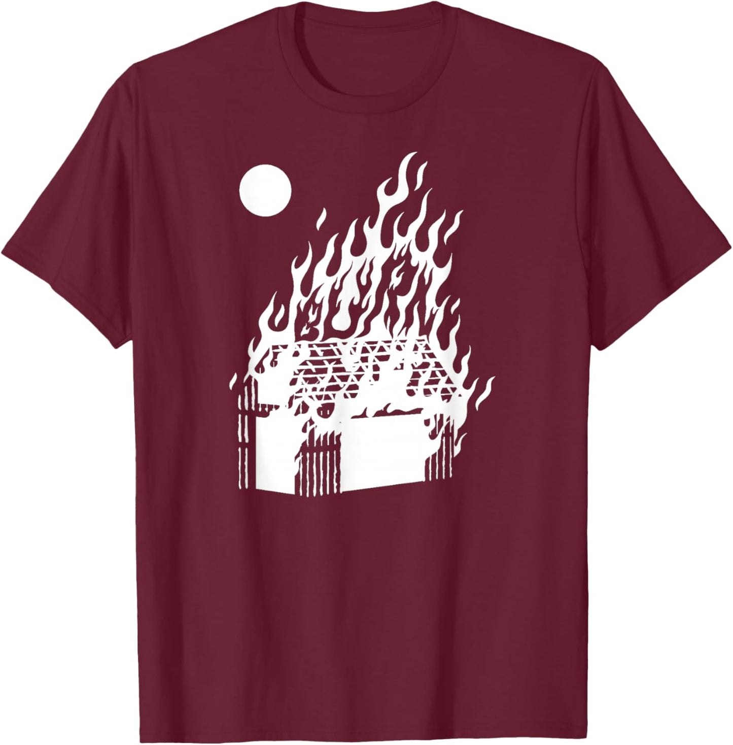 Marvel Agatha All Along Disney+ Agatha Harkness Burn T-Shirt - T-Shirt | Maroon
