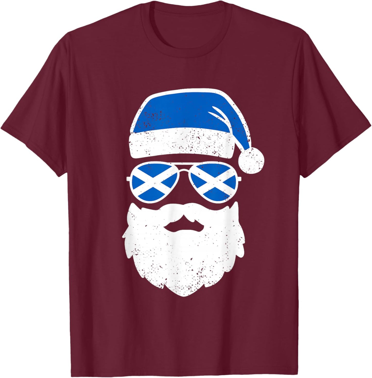 Funny Scottish Christmas Pajama Funny Matching Family T-Shirt - T-Shirt | Maroon