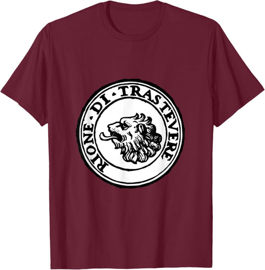 Trastevere district Symbol of the districts Rome T-Shirt - T-Shirt | Maroon