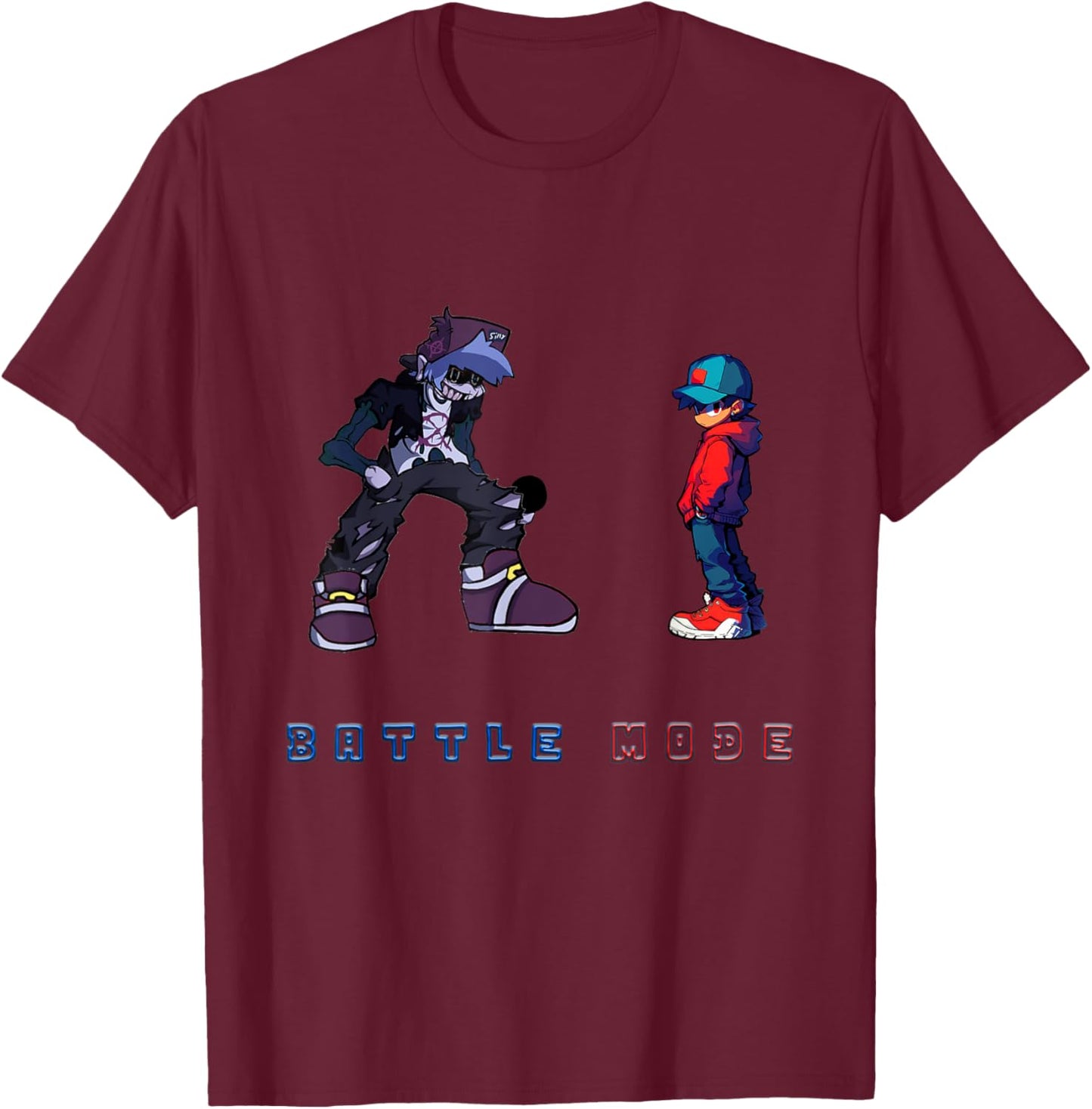Silly Billy in Battle Mode T-Shirt - T-Shirt | Maroon