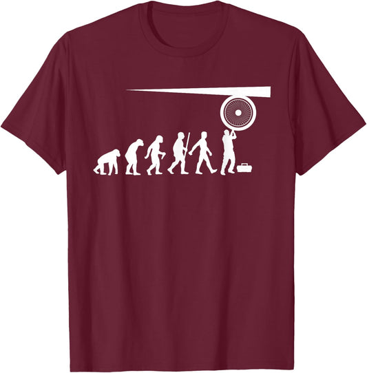 Best Aircraft Mechanic Art Women Aviation Mechanic T-Shirt - T-Shirt | Maroon
