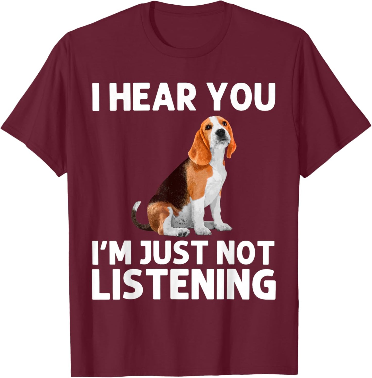 Best Beagle Art Women Kid Beagle Themed Beagle Lover T-Shirt - T-Shirt | Maroon