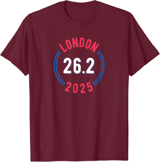 Black Adults Marathon T-Shirt - T-Shirt | Maroon