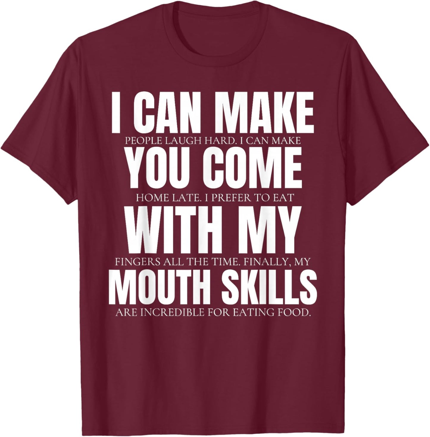 Sexual Innuendo Funny Offensive Adult Humor Gag Women T-Shirt - T-Shirt | Maroon