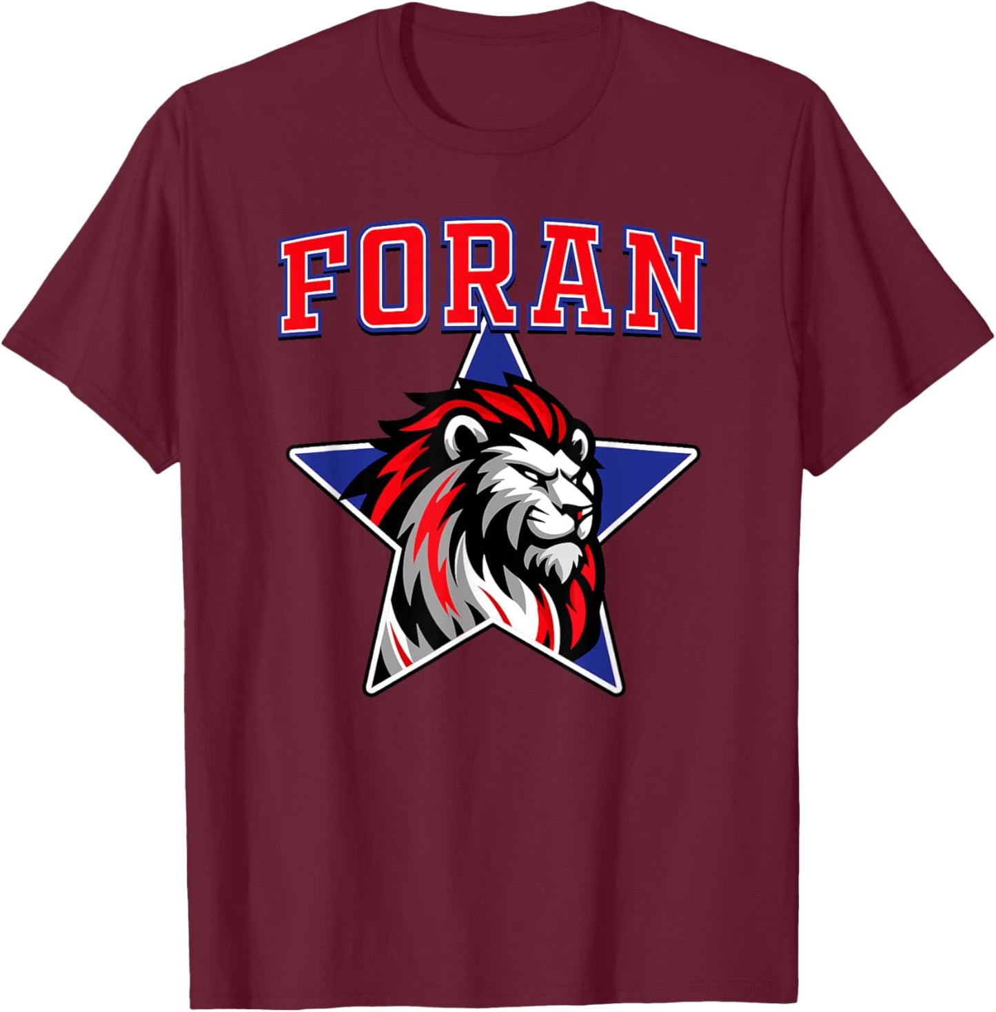 Foran High School Team Spirit T-Shirt - T-Shirt | Maroon