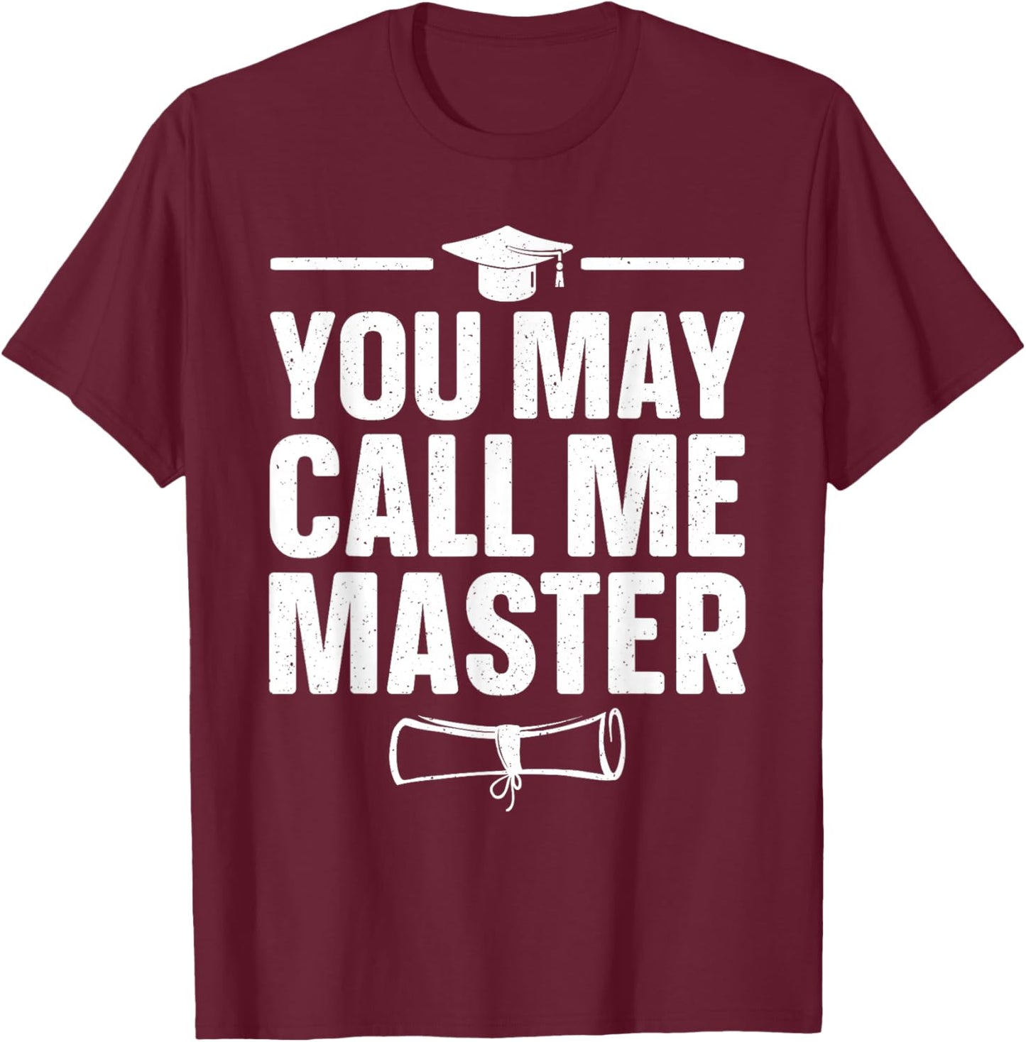 Masters Degree Graduation Art Women Masters Degree T-Shirt - T-Shirt | Maroon