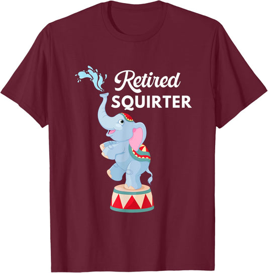 gag gifts adult funny retirement gifts gag birthday Humorous T-Shirt - T-Shirt | Maroon