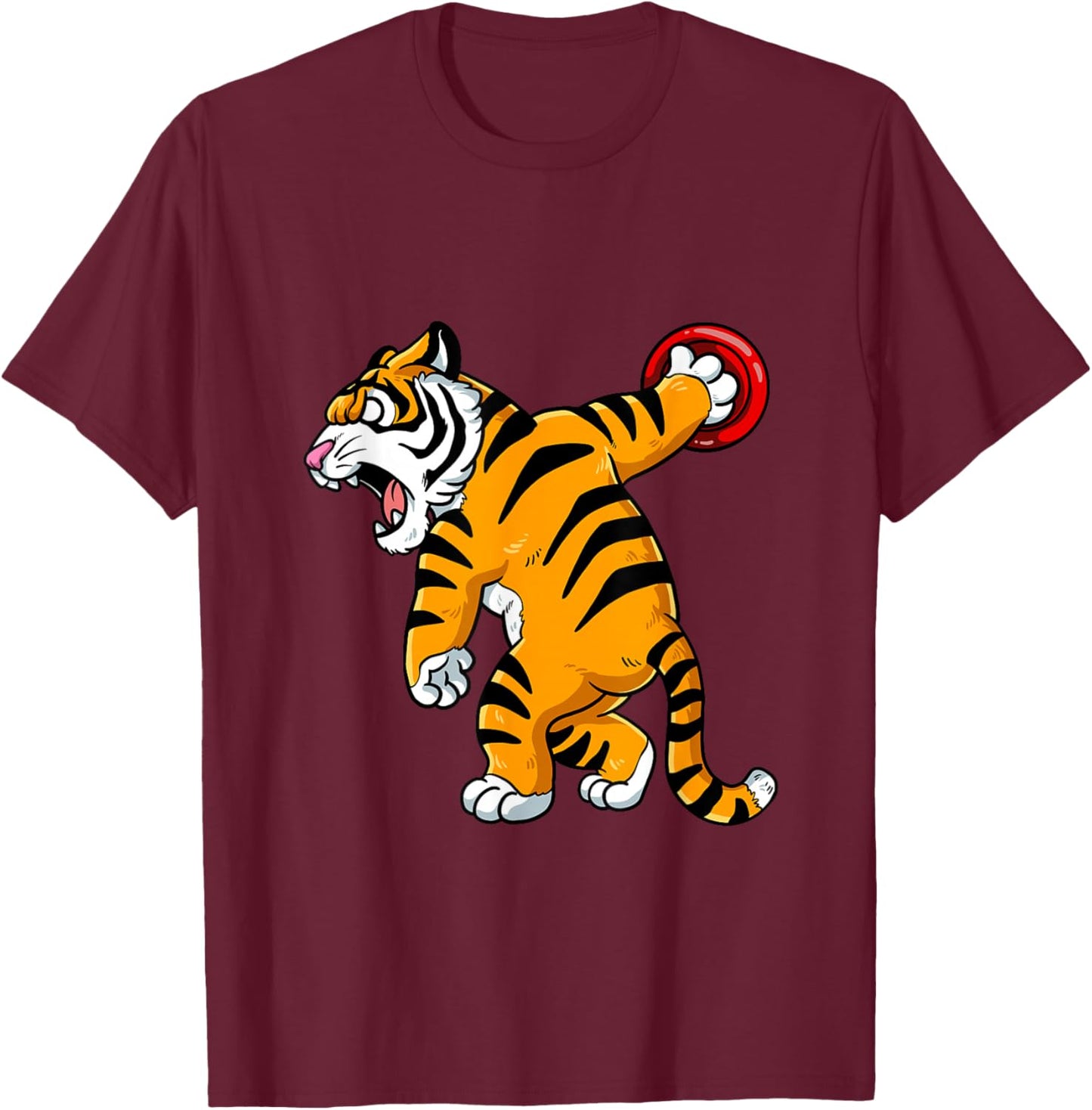Discus Throwing T-Shirt - T-Shirt | Maroon