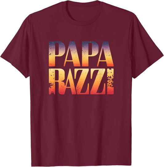 Paparazzi Celebrity Humor Lovers Design Men Women Boy Girl T-Shirt - T-Shirt | Maroon