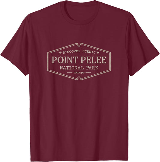 Point Pelee National Park Ontario Scenic Point Pelee Canada T-Shirt - T-Shirt | Maroon