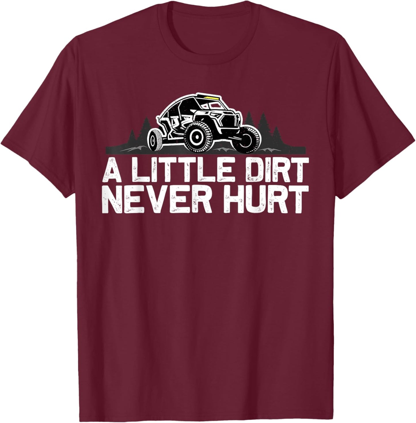 Funny SxS Design Women Offroading UTV Side By Side T-Shirt - T-Shirt | Maroon