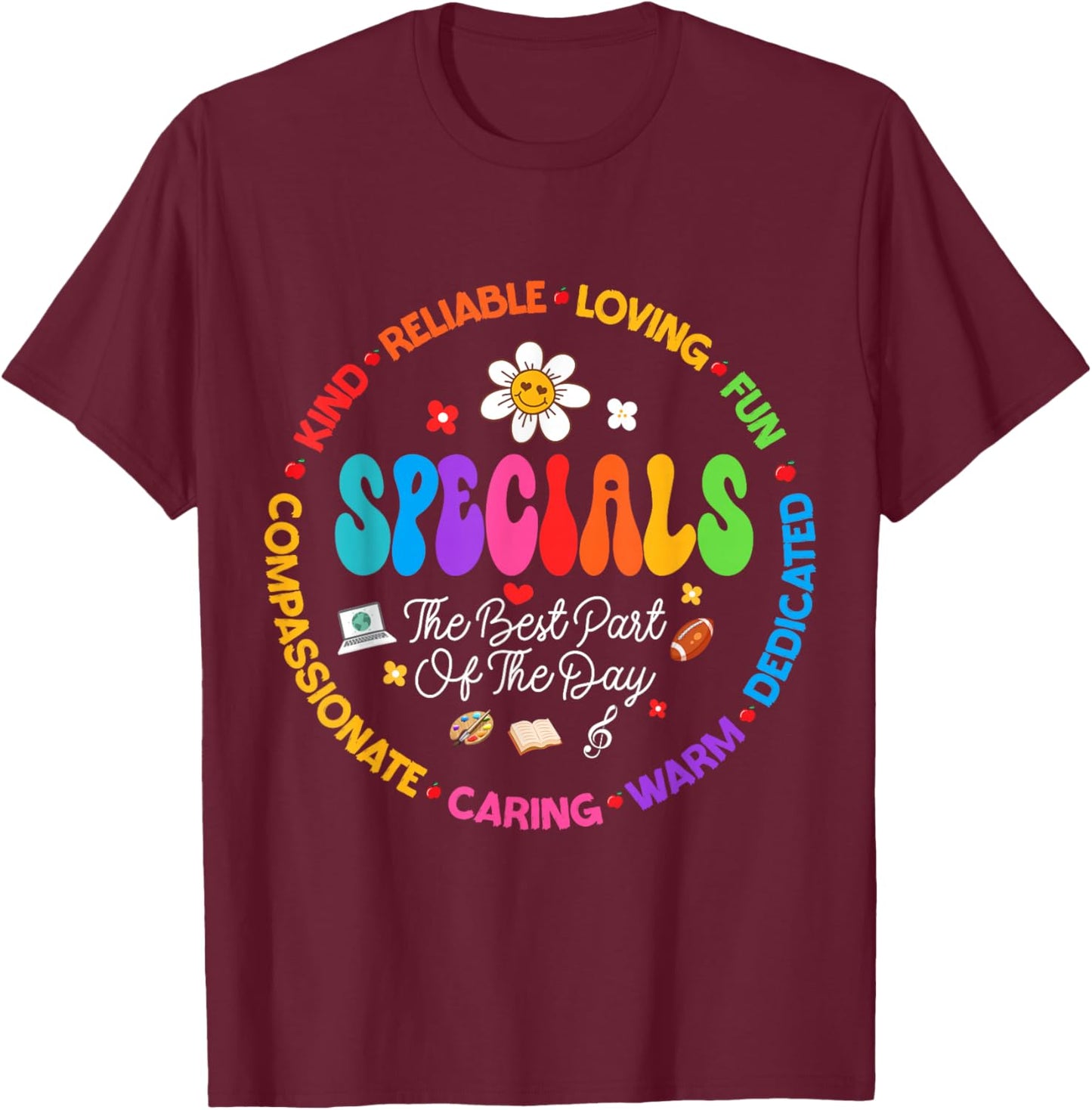 Teacher Specials The Best Part Of The Day - Specials Squad T-Shirt - T-Shirt | Maroon