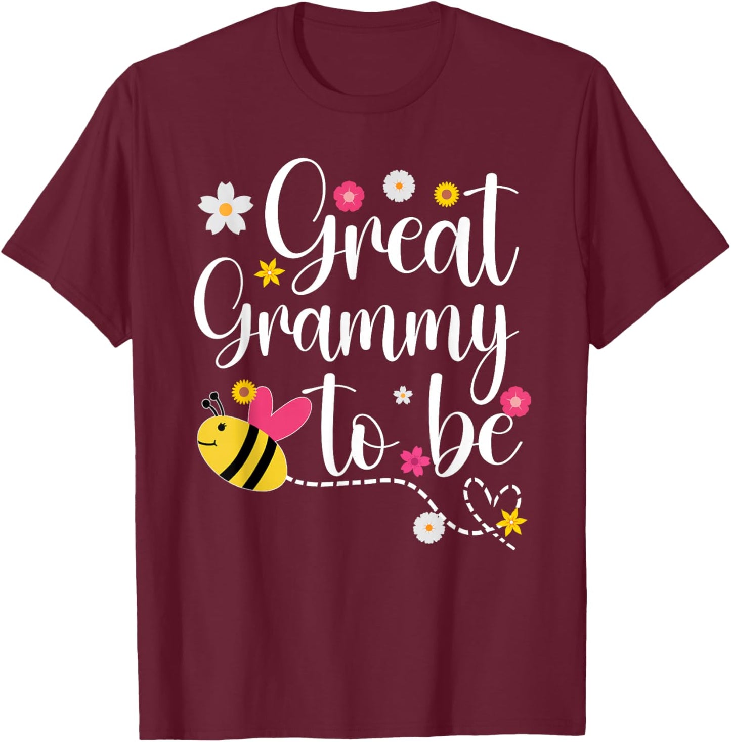 Future Great Grammy To Be Promoted To Great Grammy T-Shirt - T-Shirt | Maroon