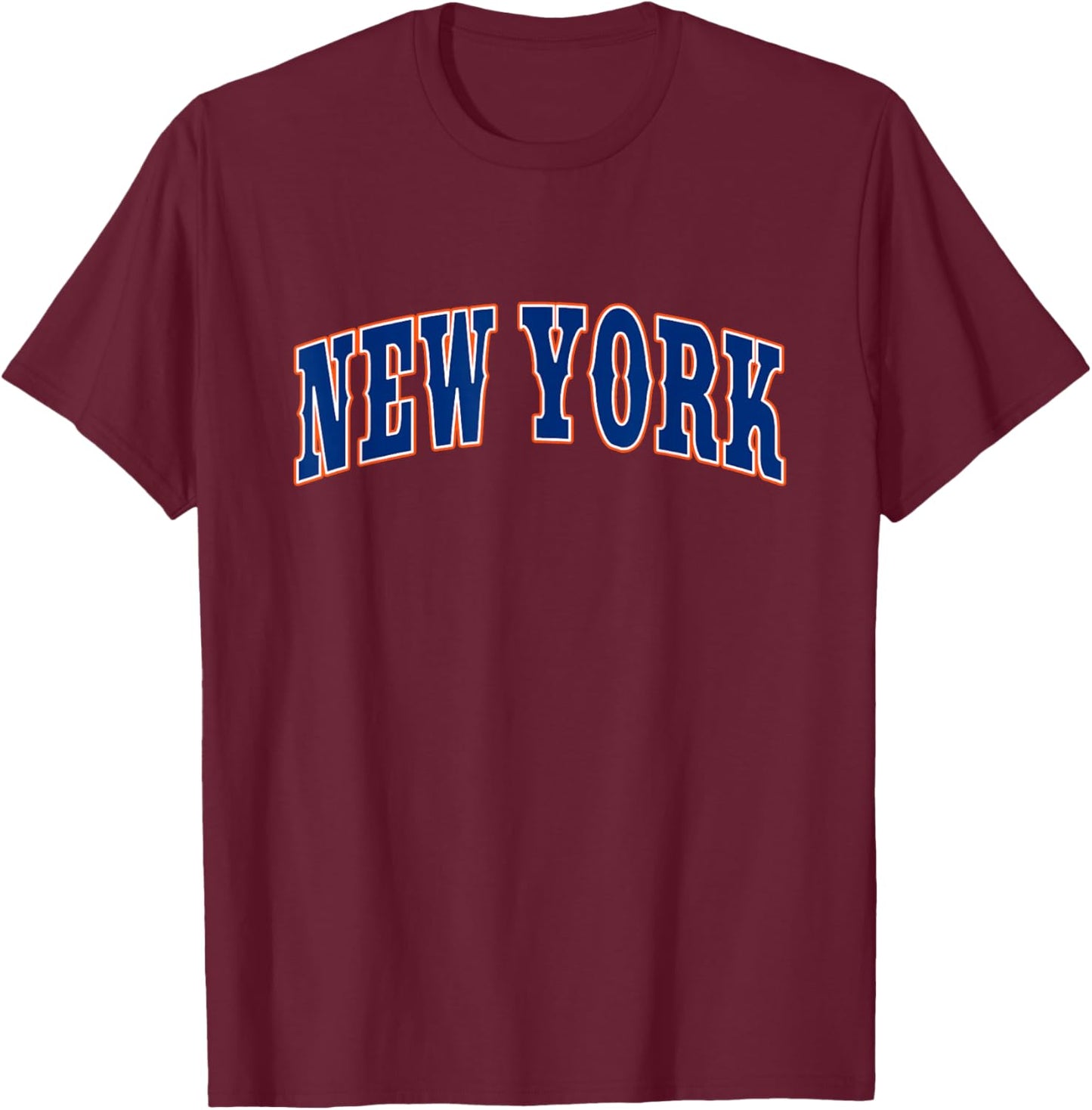 New York - Throwback Design - Classic T-Shirt - T-Shirt | Maroon