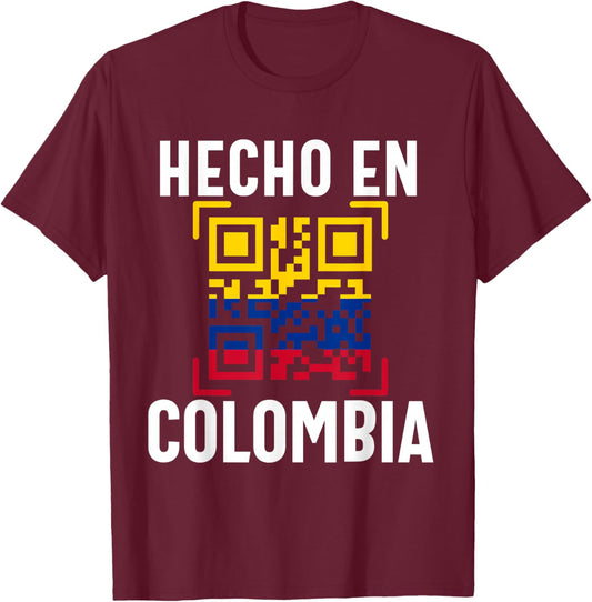 Colombian Flag Bandera Pride Colombiana Camiseta Men Women T-Shirt - T-Shirt | Maroon