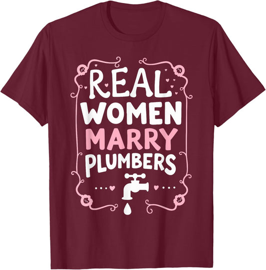 Plumber Art Men Women Funny Plumber Quote Dad Father Plumber T-Shirt - T-Shirt | Maroon