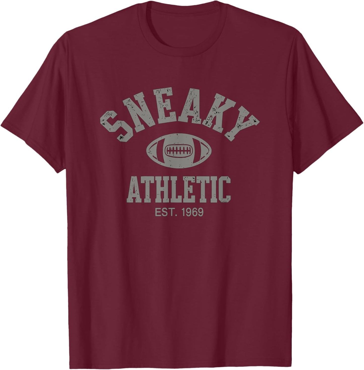 Sneaky Athletic Game Manager - White Athlete Cliche Funny T-Shirt - T-Shirt | Maroon
