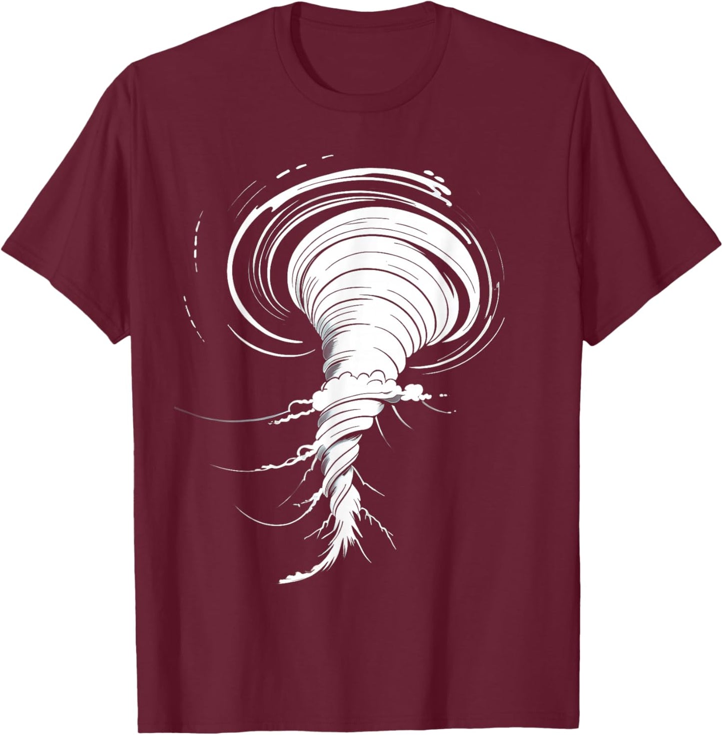 Tornado Costume Twister Storm Halloween Kids Boys Men Women T-Shirt - T-Shirt | Maroon