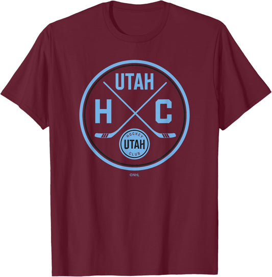 Utah Hockey Club Prize White Officially Licensed T-Shirt - T-Shirt | Maroon