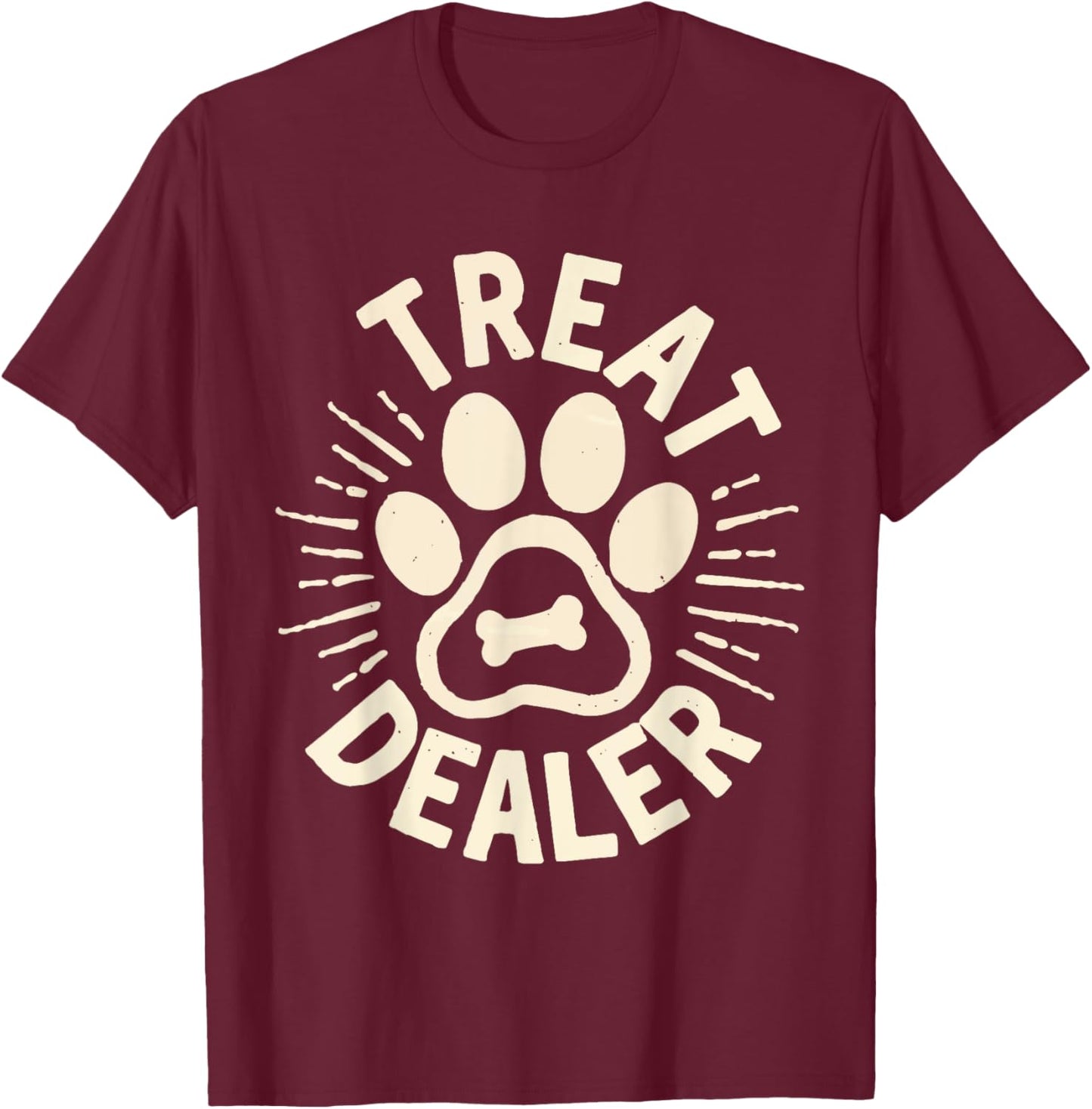 Treat Dealer T-Shirt - T-Shirt | Maroon