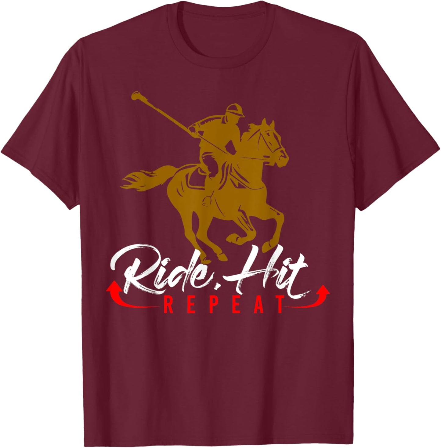 Sports Polo T-Shirt - T-Shirt | Maroon