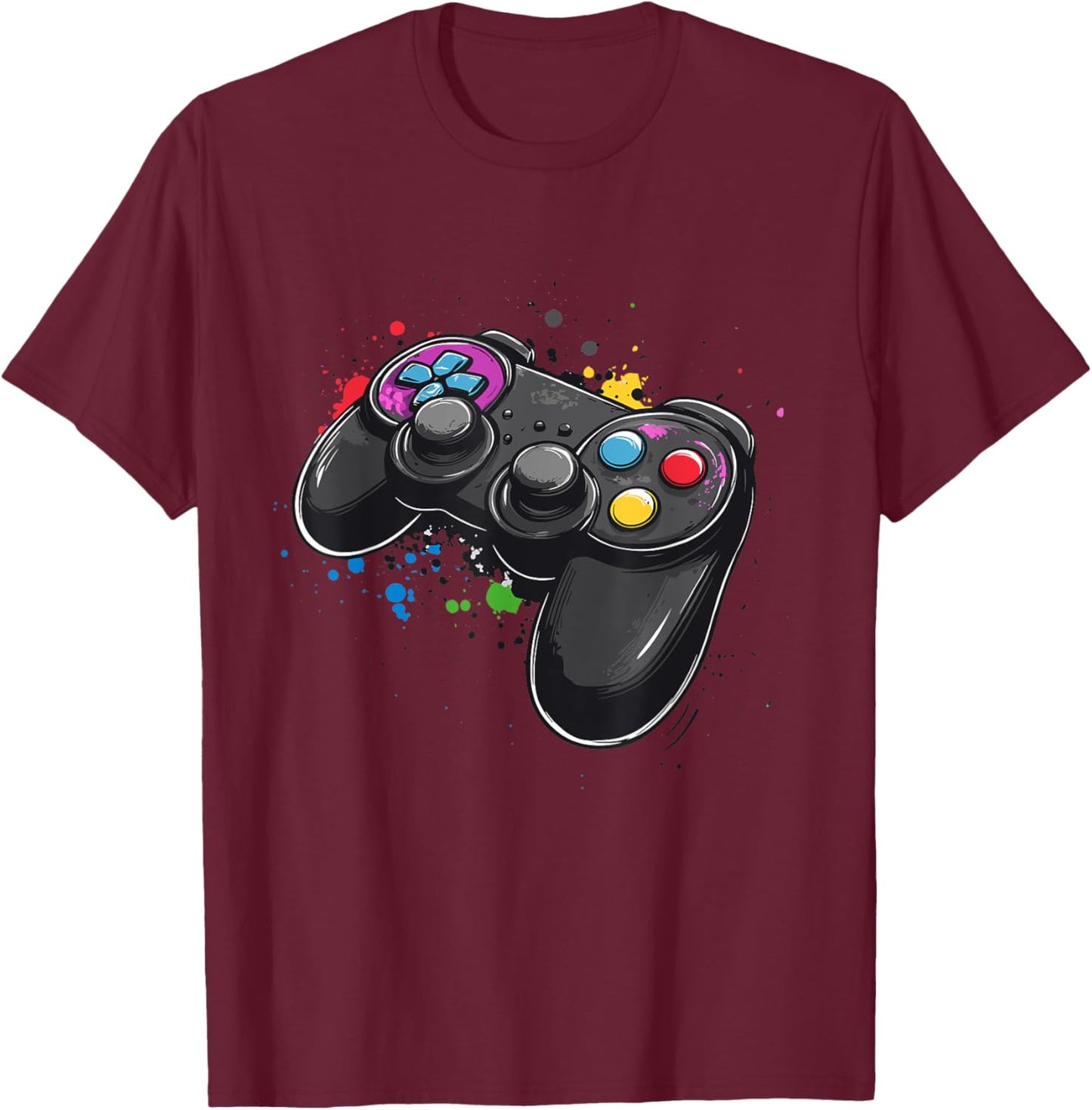 Video Gamer T-Shirt - T-Shirt | Maroon