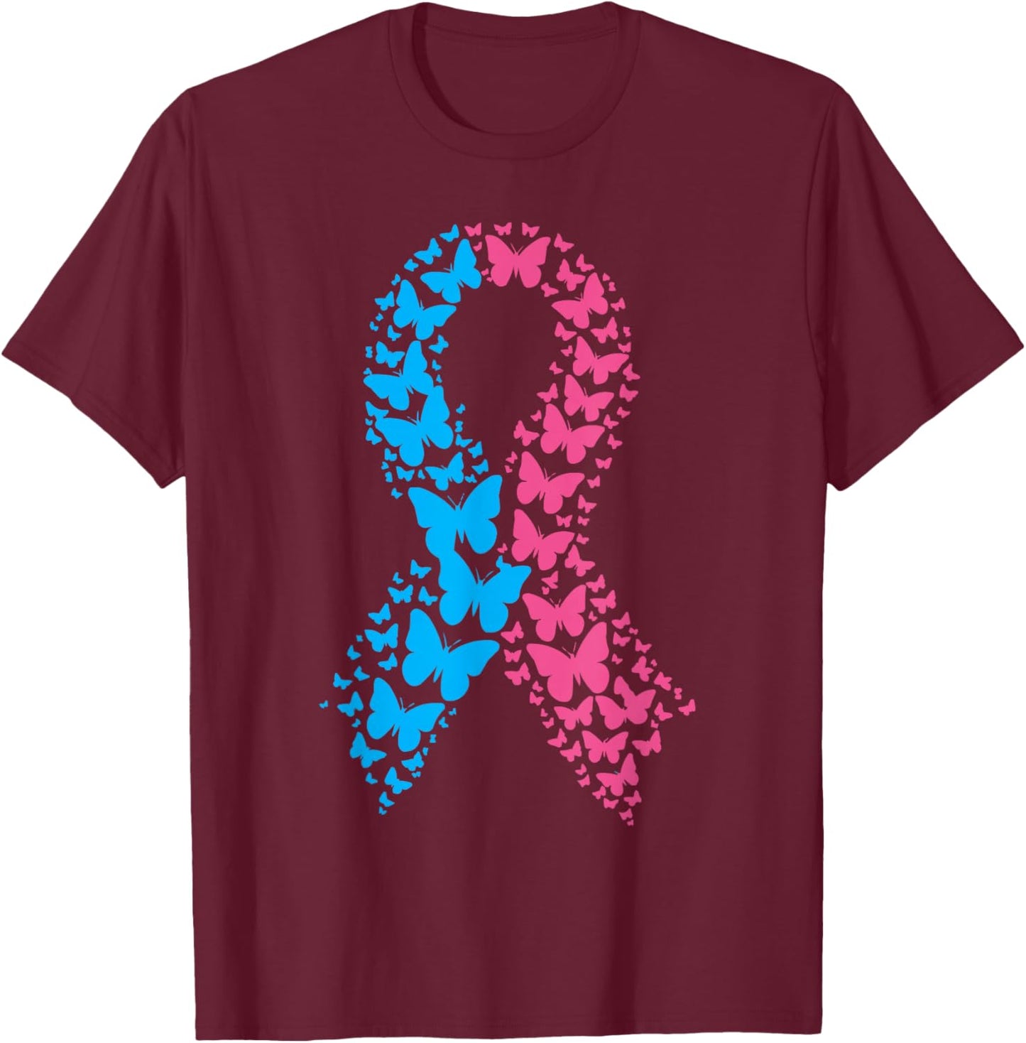 Pregnancy And Infant Loss Awareness Miscarriage T-Shirt - T-Shirt | Maroon