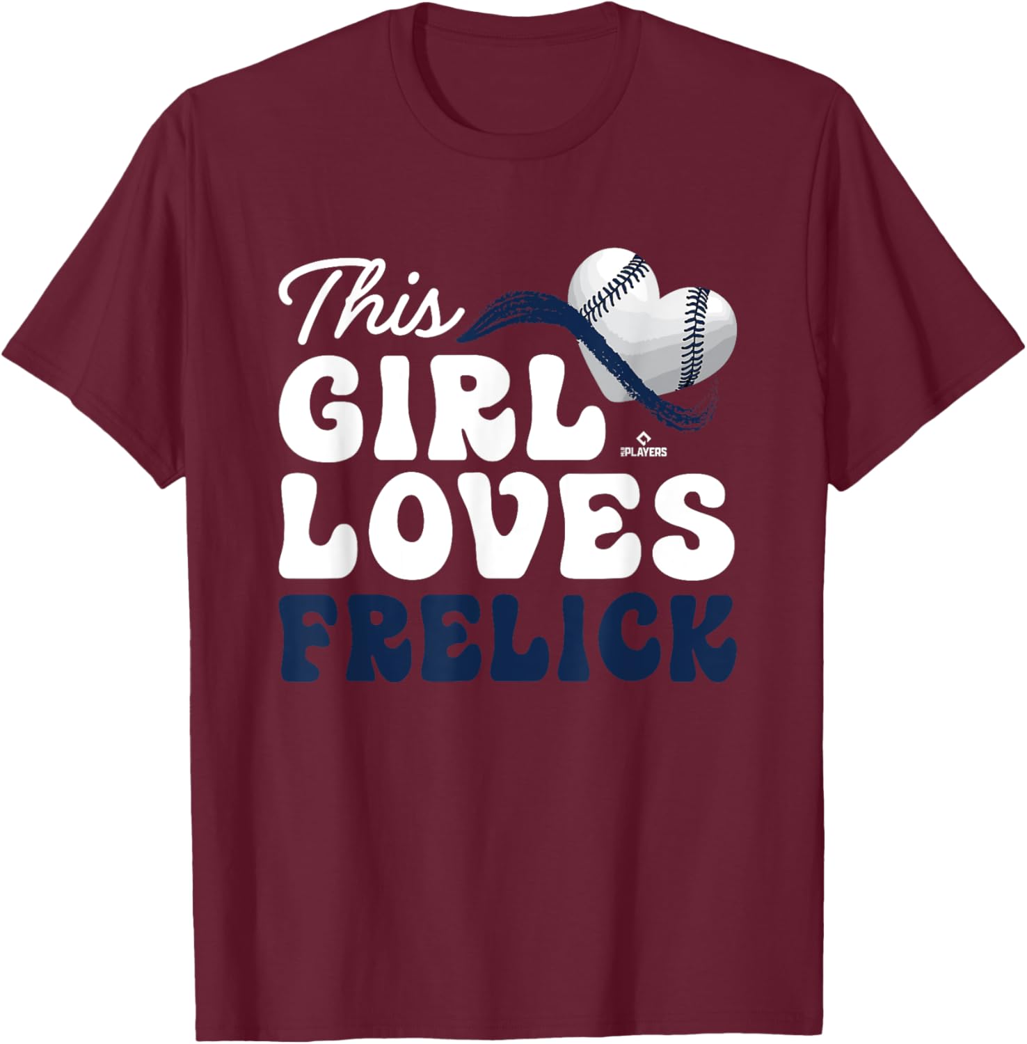 This Girl Loves Sal Frelick Prospect Baseball Fan Gear T-Shirt - T-Shirt | Maroon