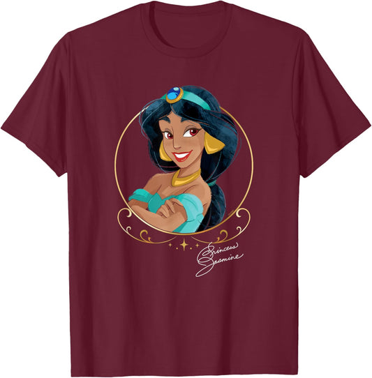 Disney Princess Royalty Group Matching Jasmine 2-Sided T-Shirt - T-Shirt | Maroon