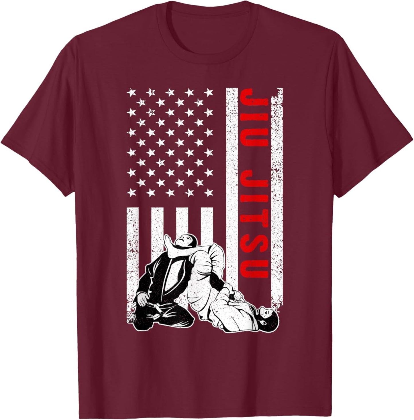 Funny Jiu Jitsu Design Women Brazilian Jiu Jitsu BJJ T-Shirt - T-Shirt | Maroon