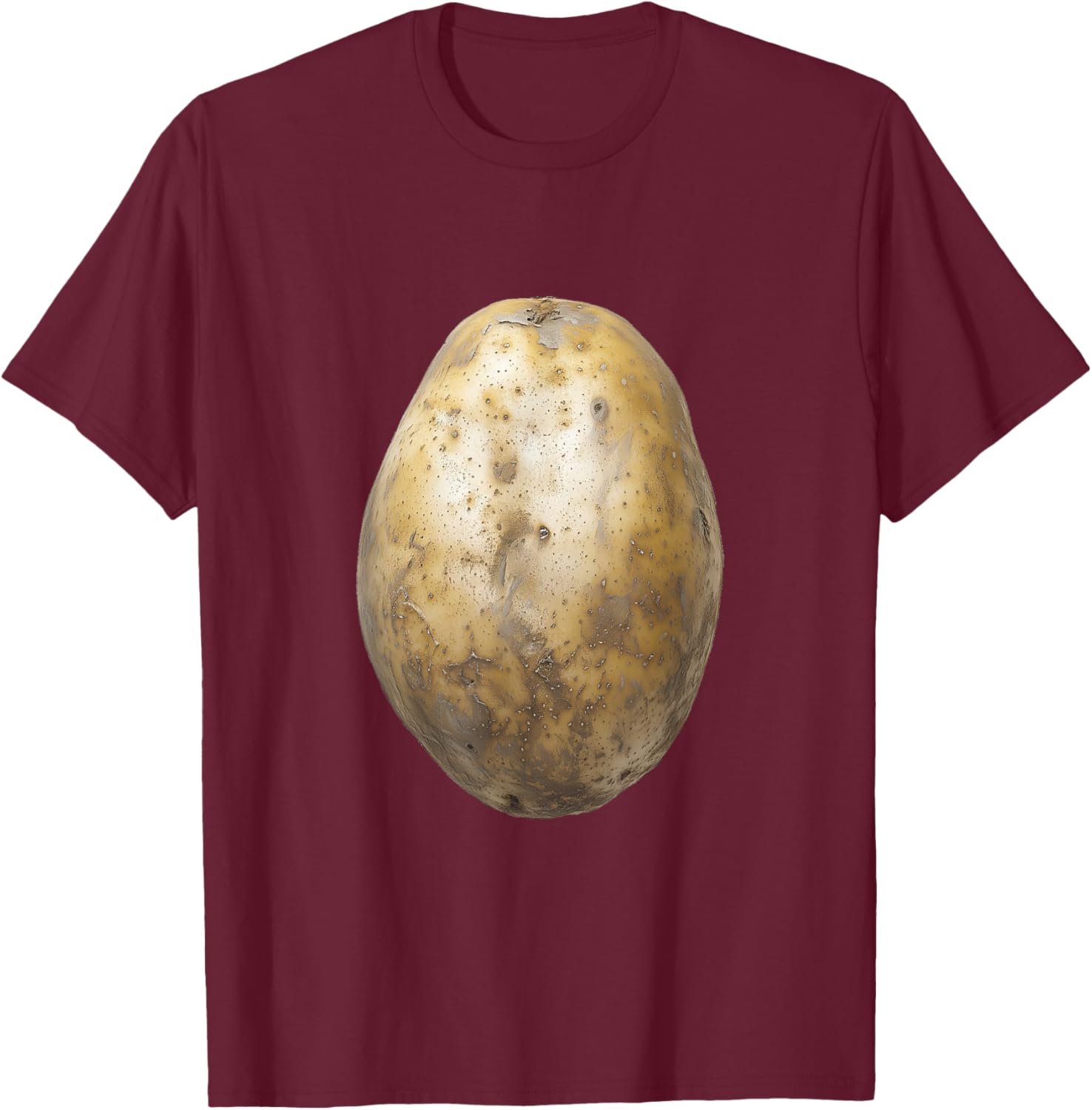Potato Potatoes Food Halloween Costume Funny Graphic T-Shirt - T-Shirt | Maroon