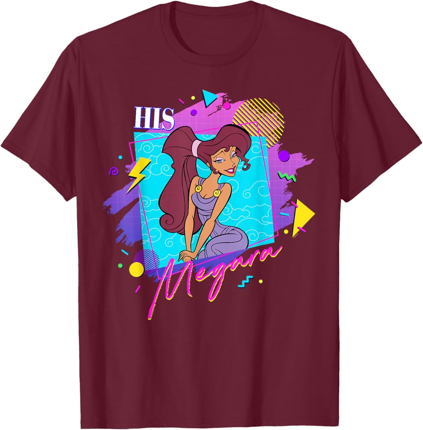 Disney Hercules Valentine’s Couples Matching His Megara T-Shirt - T-Shirt | Maroon