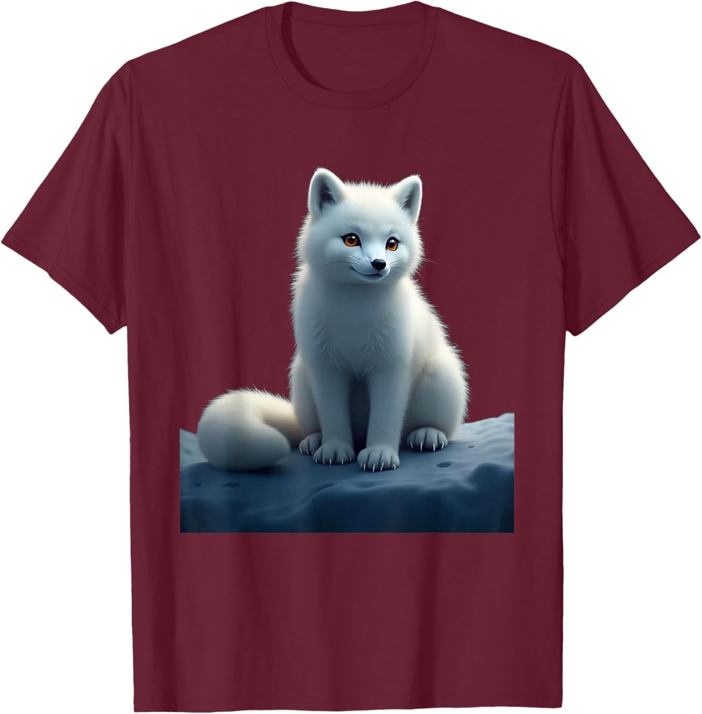 Arctic Fox Kids T-Shirt - T-Shirt | Maroon
