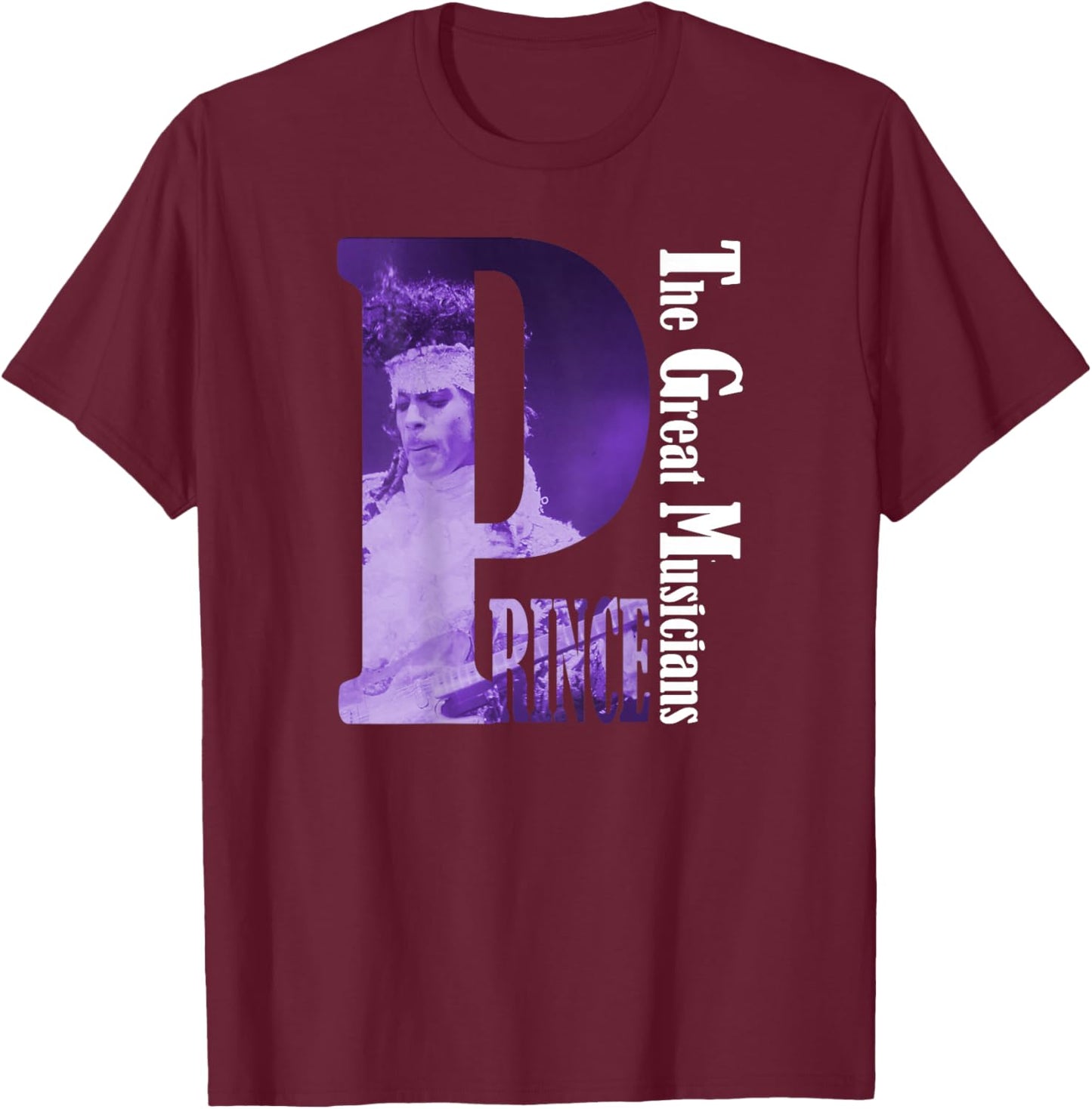 PRINCE_Purple Rain_003 T-Shirt - T-Shirt | Maroon