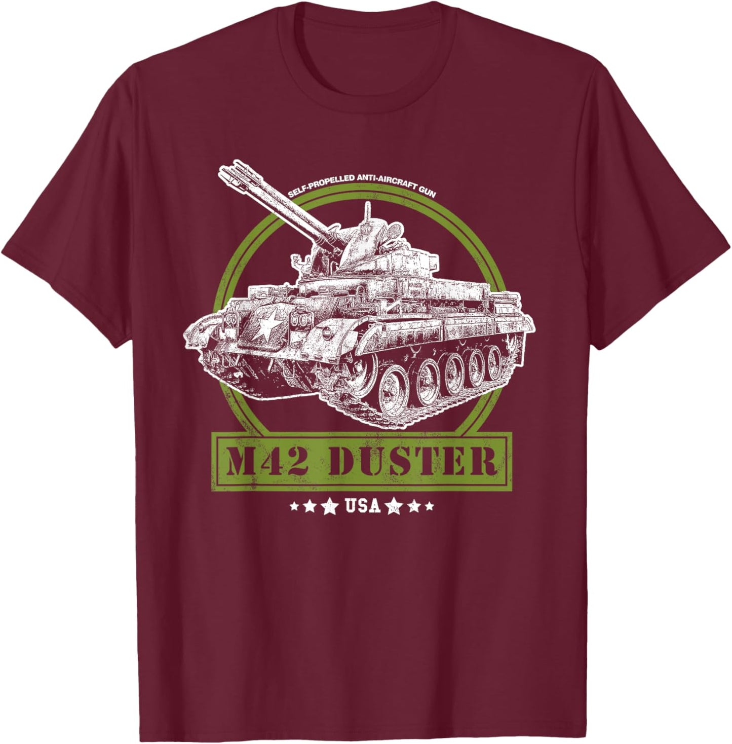 M42 Duster T-Shirt - T-Shirt | Maroon