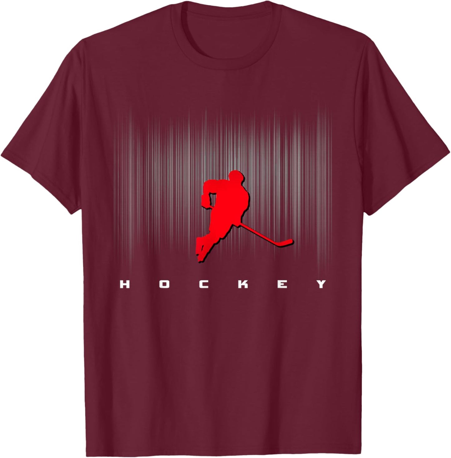 Hockey Apparel - Hockey T-Shirt - T-Shirt | Maroon