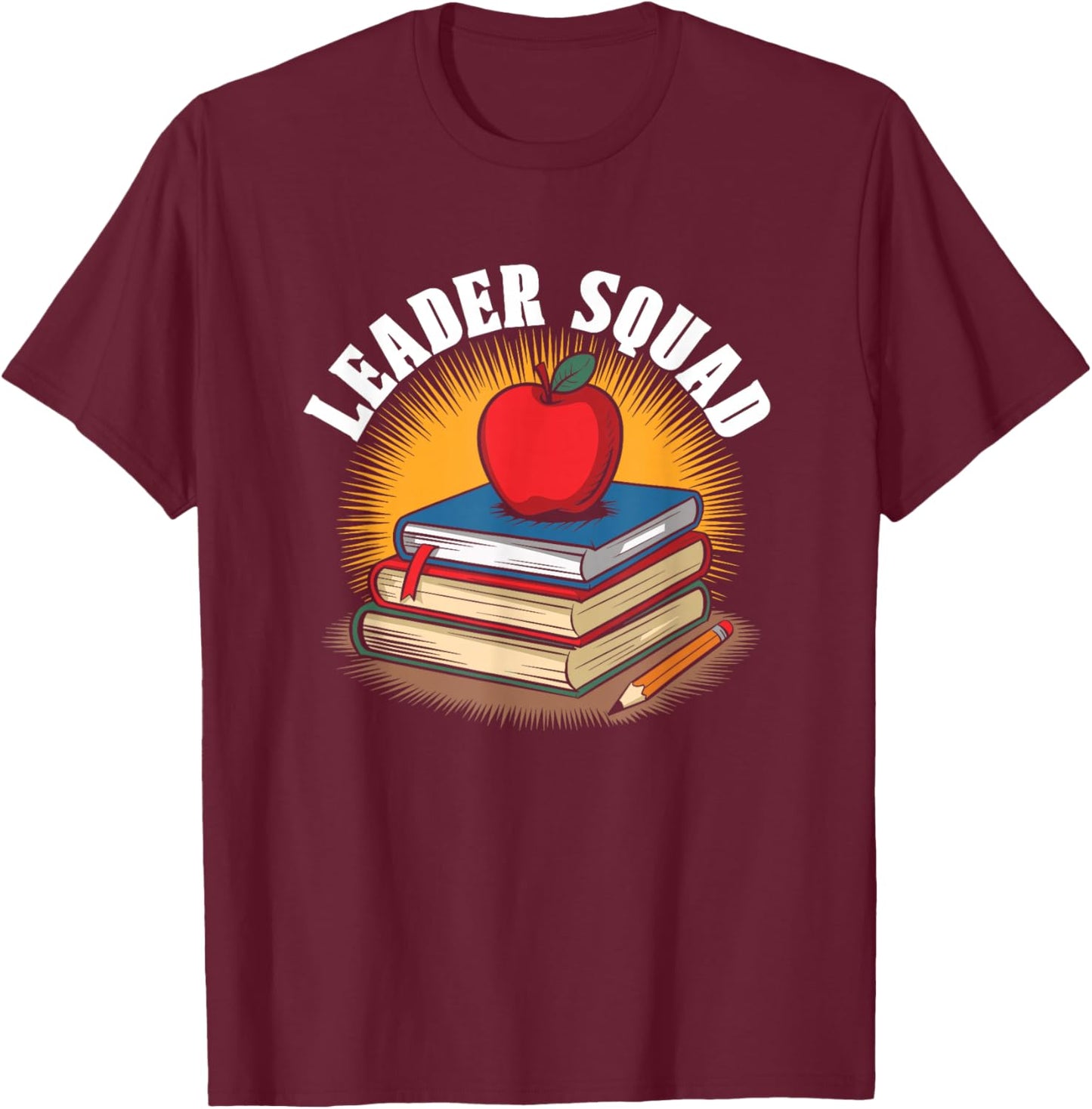 Leadership Squad - Elementary School Principal T-Shirt - T-Shirt | Maroon
