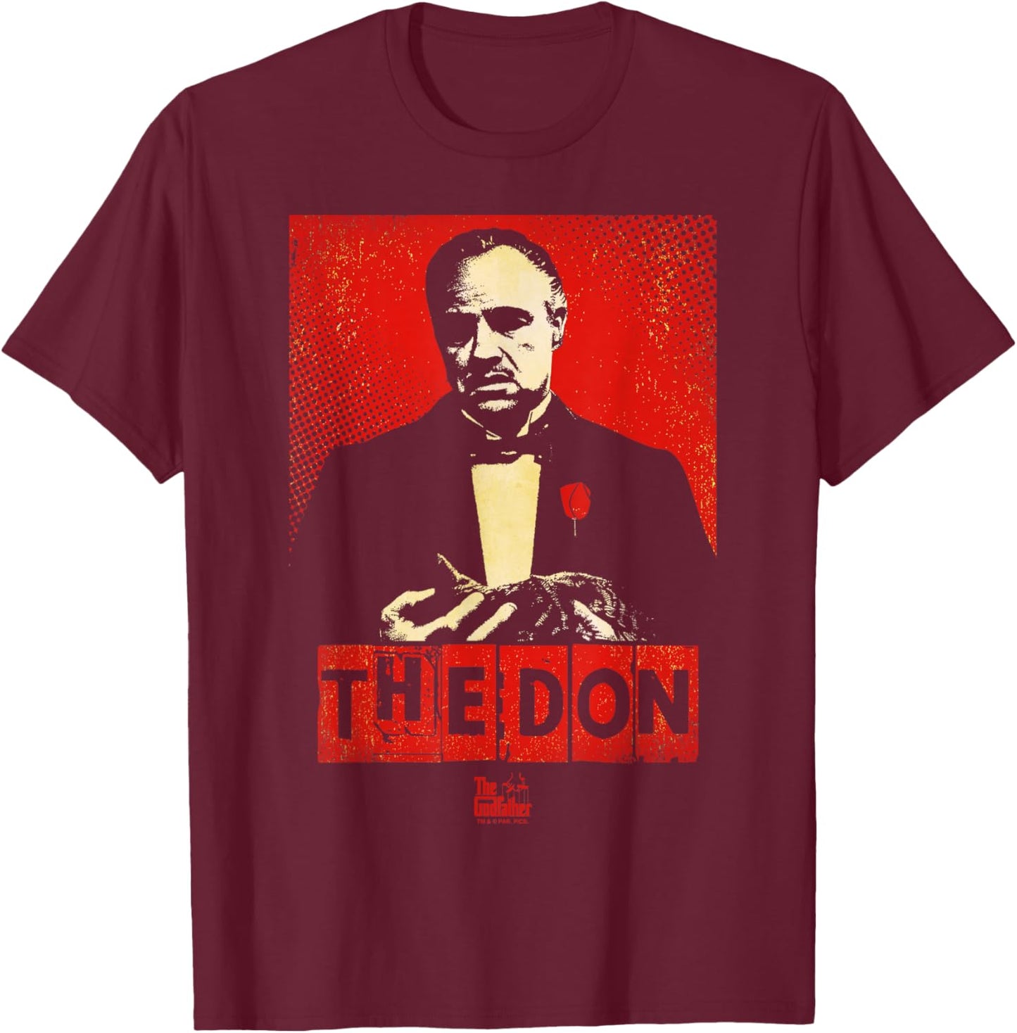 The Godfather Vito The Don Corleone T-Shirt - T-Shirt | Maroon