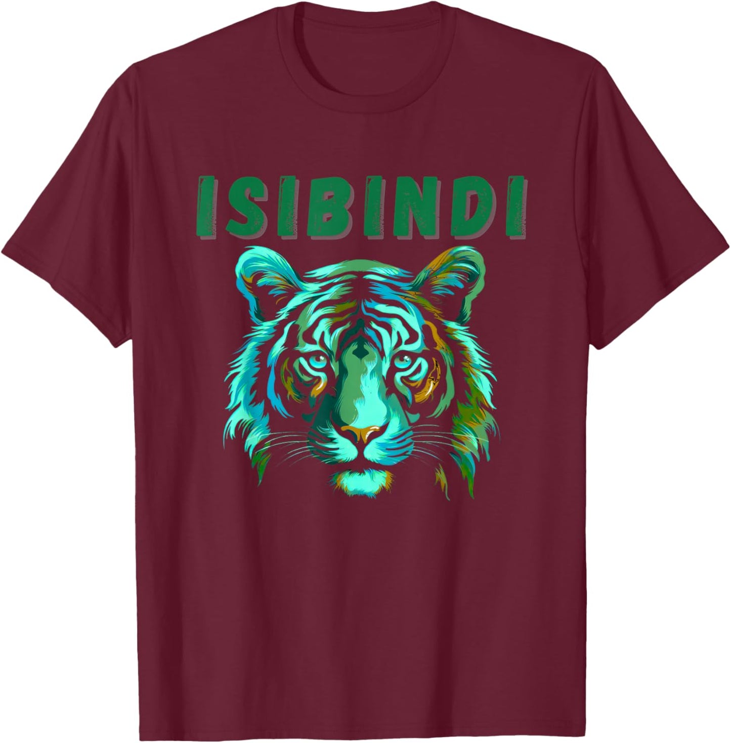 ISIBINDI LION BINDI House of Courage School Spirit Day Green T-Shirt - T-Shirt | Maroon